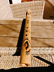Native American Style flauta - Jasen (Mid A) - Ručni rad