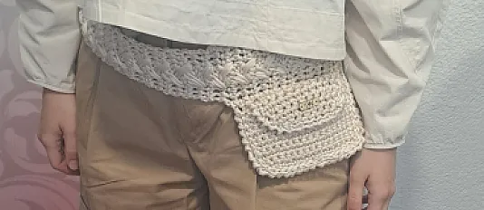 Heklani pojas sa novčanikom 