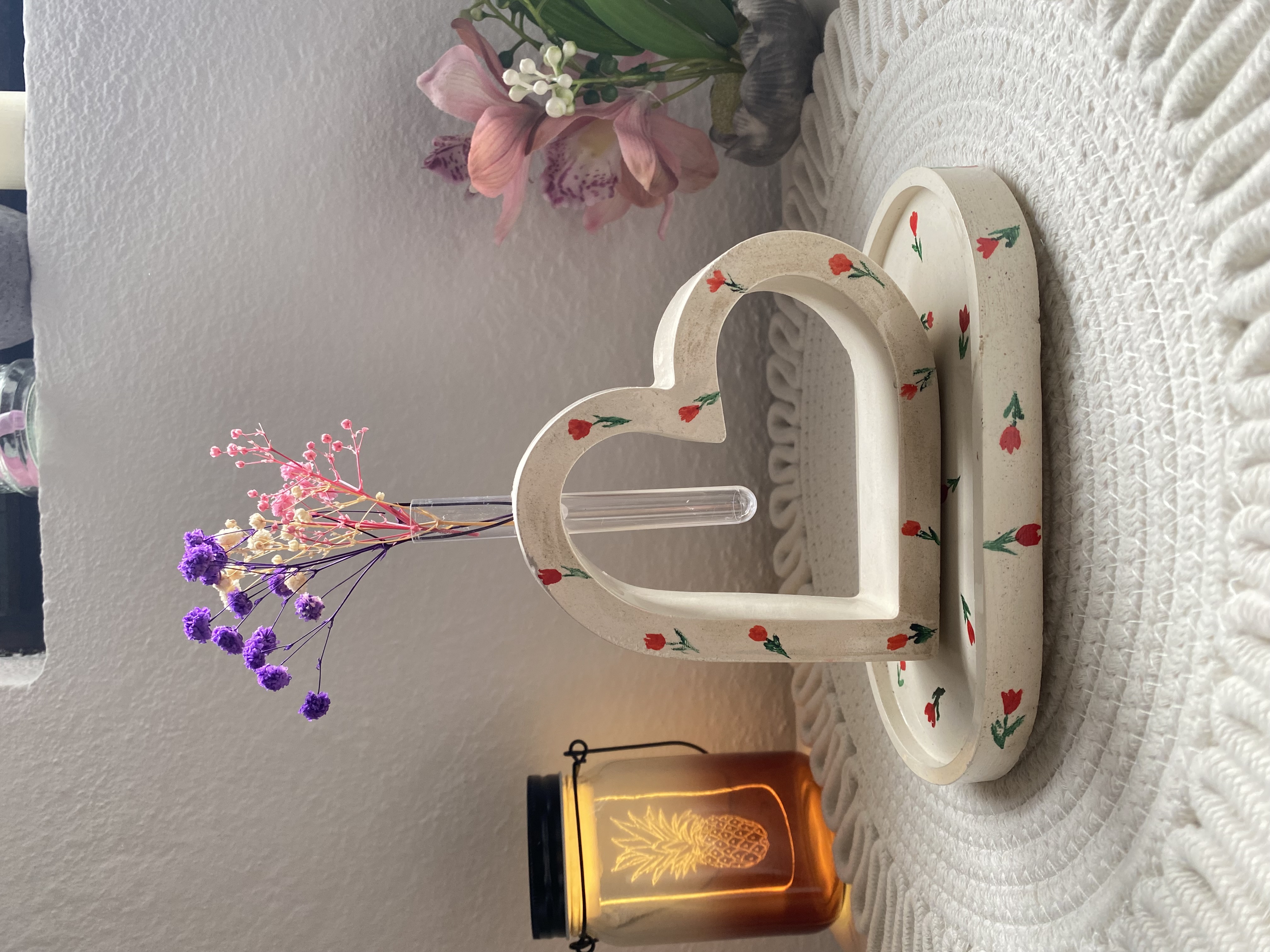 Dekorativni set srce i postolje — slika 1