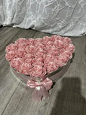 Velvet Rose Heart Box