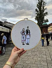 Ručni vez na đerđefu 