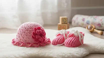 Dječiji set "Šešir i cipelice"