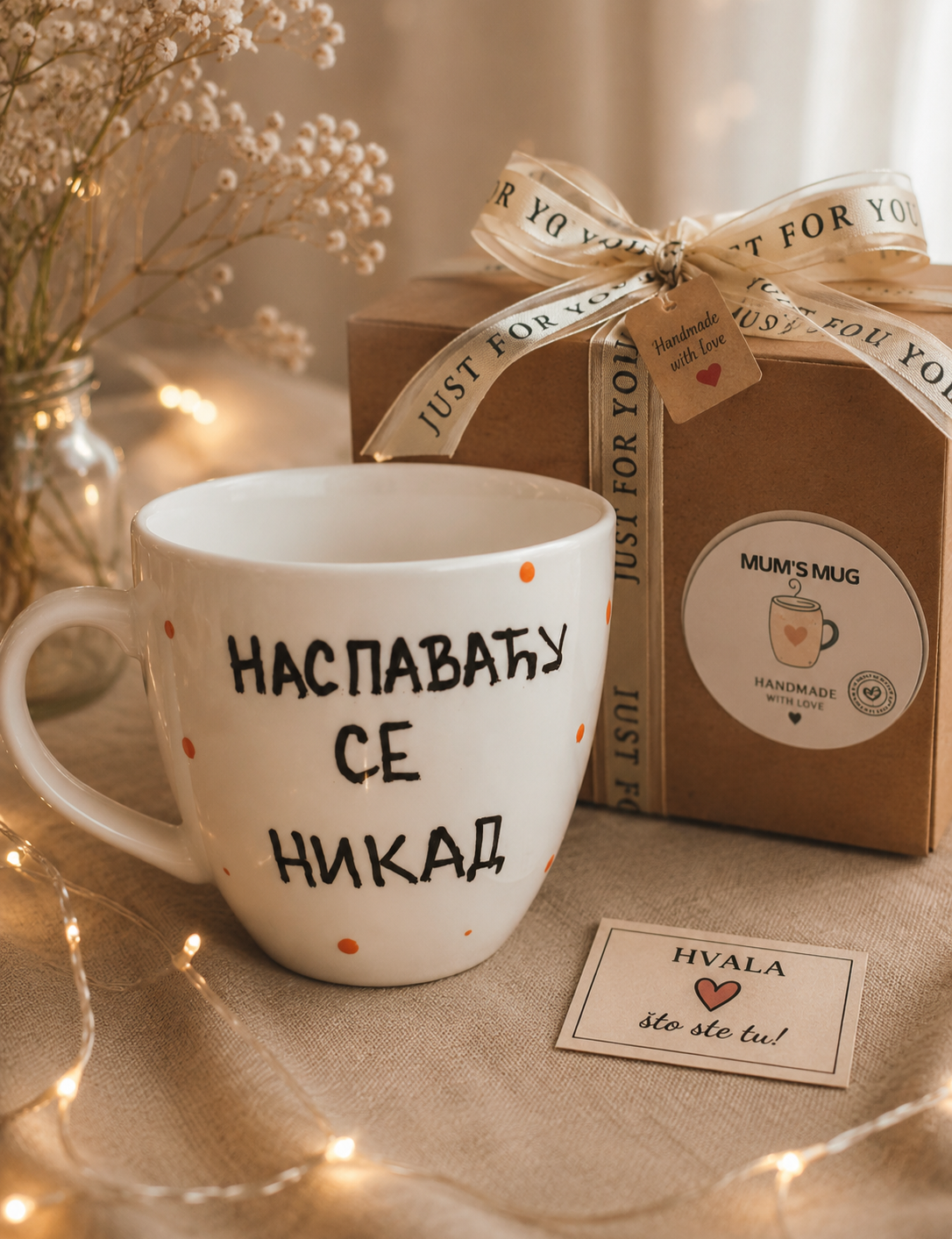 Ručno radjena šolja  — slika 1