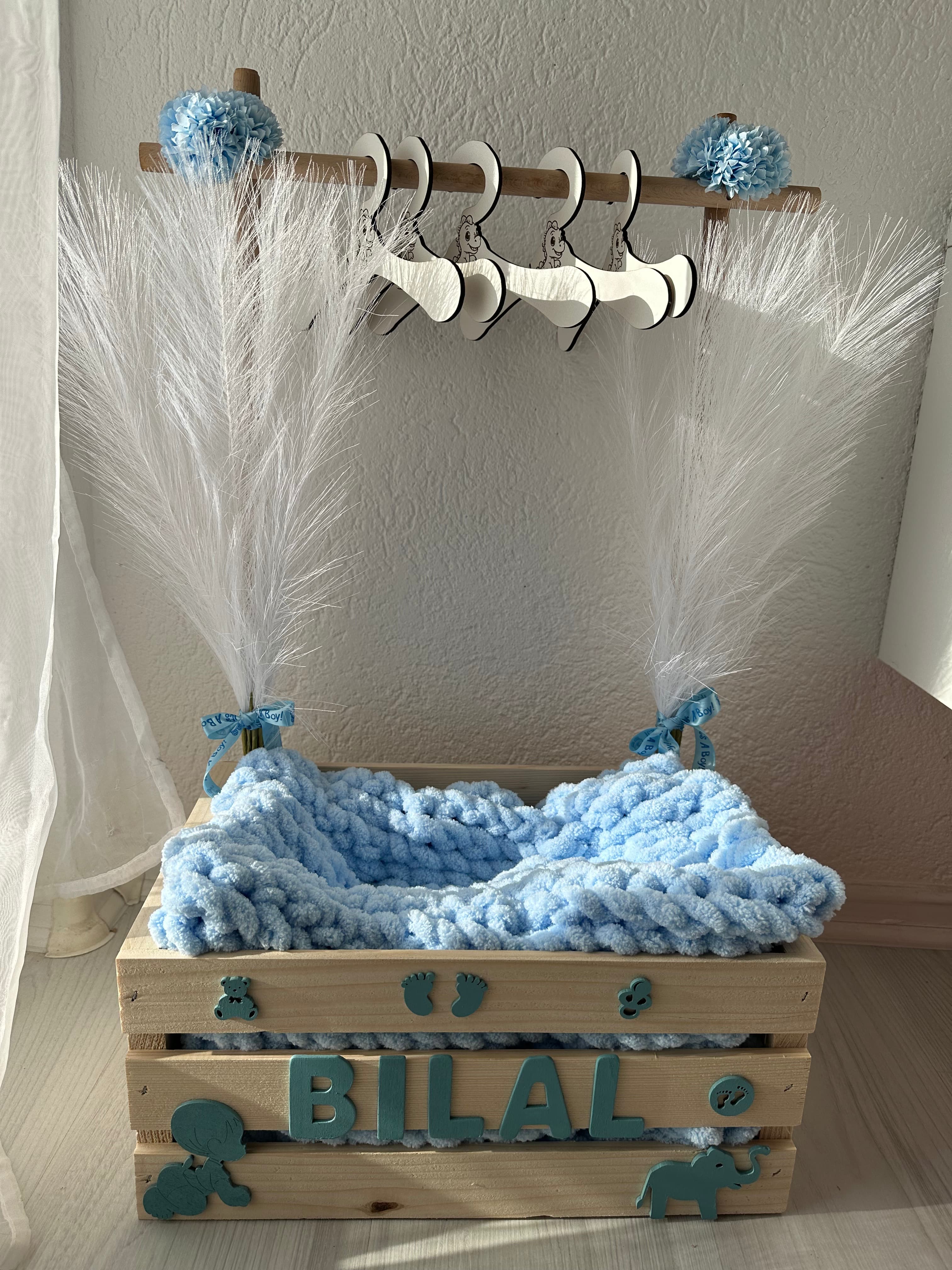 Baby box s puffy pletenom dekicom i mini ofingercima — slika 1