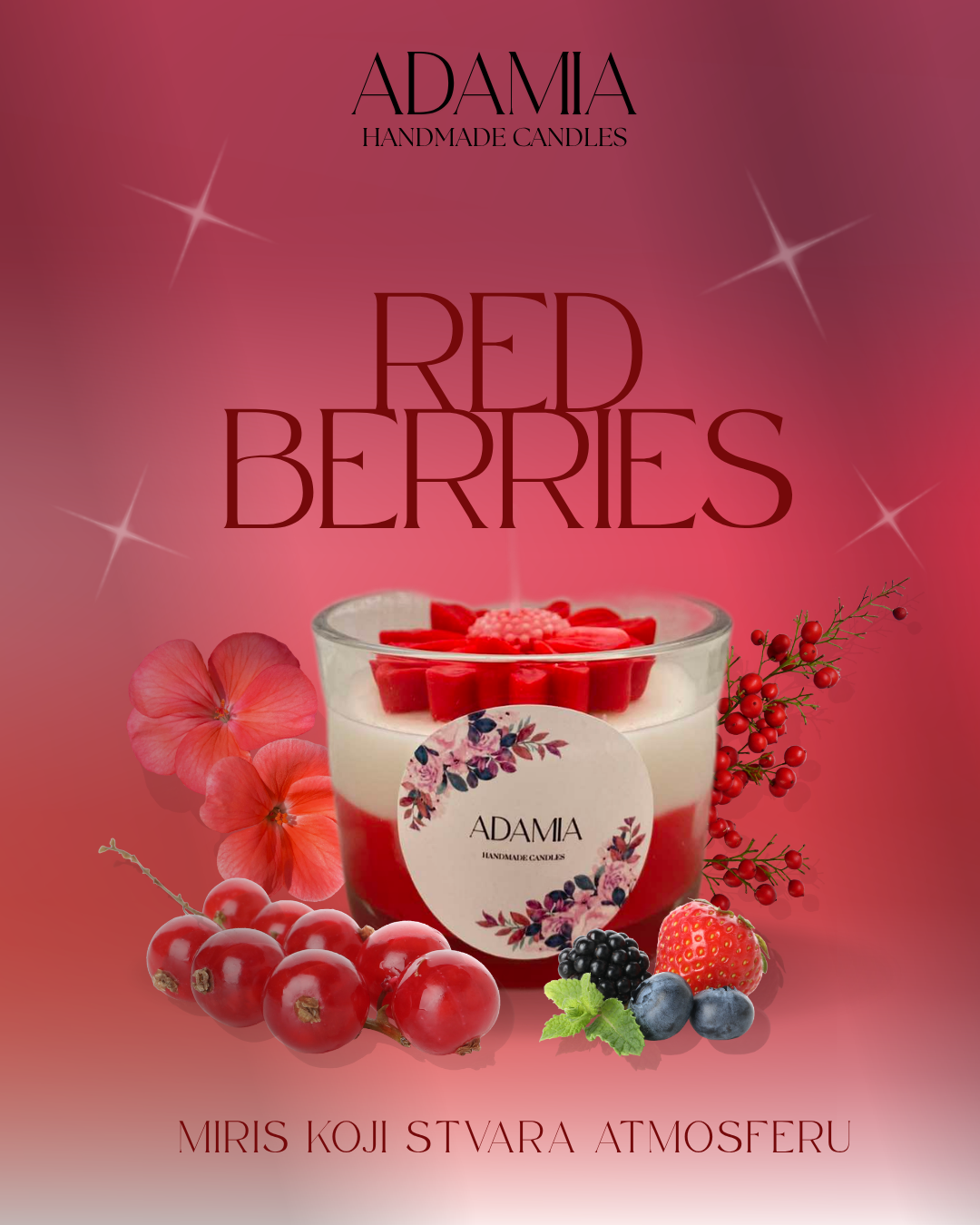 Mirisna svijeća Red Berries — slika 1