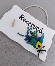 Dekoracija RESERVED za vjenčanje 