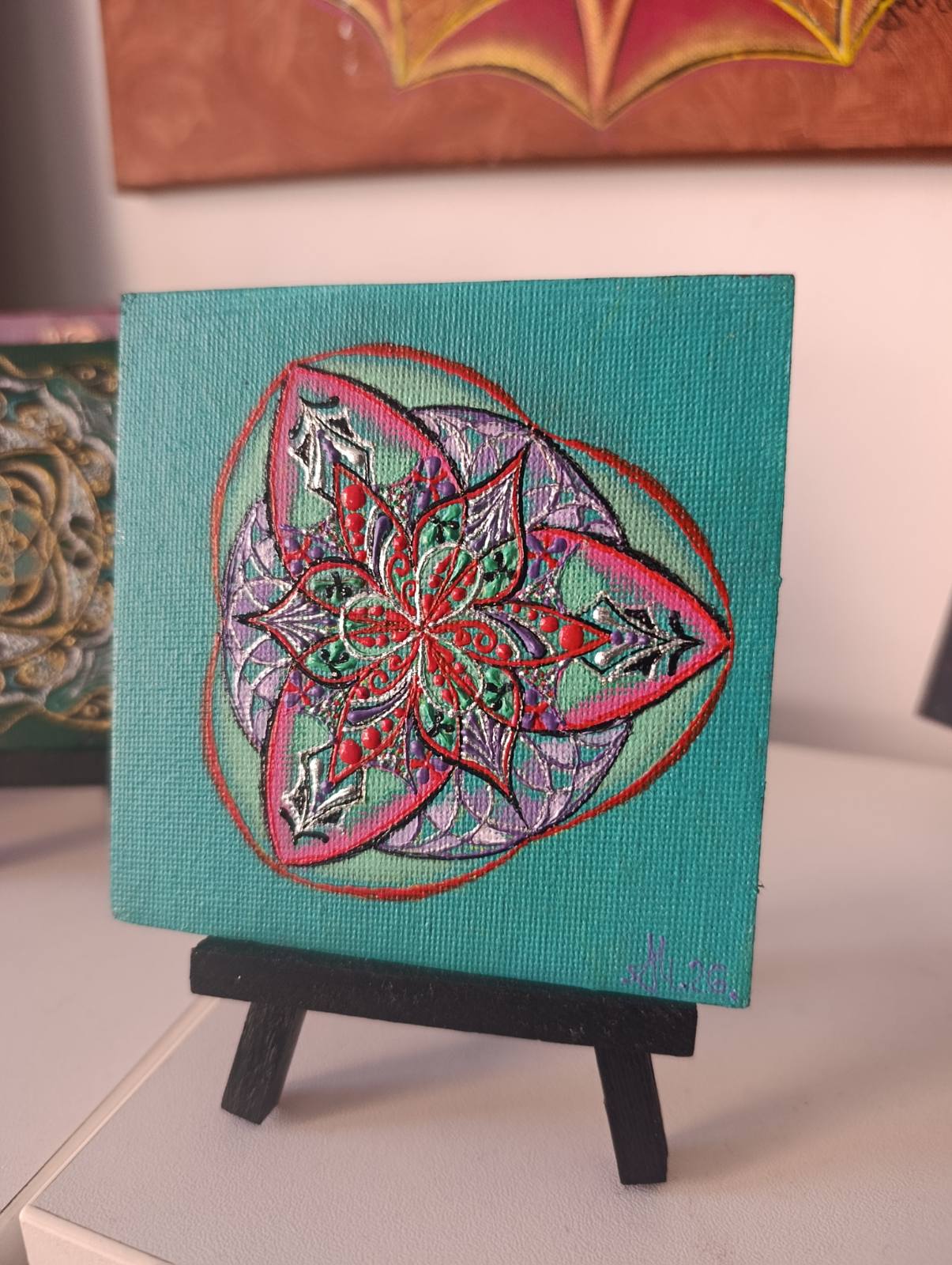 Mandala na platnu — slika 1