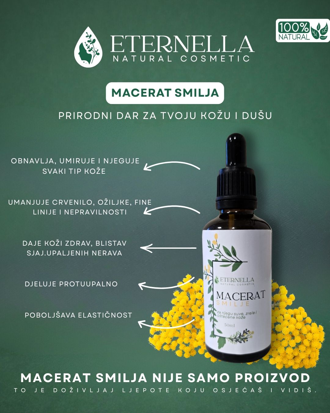 Macerat (ulje) smilja — slika 1