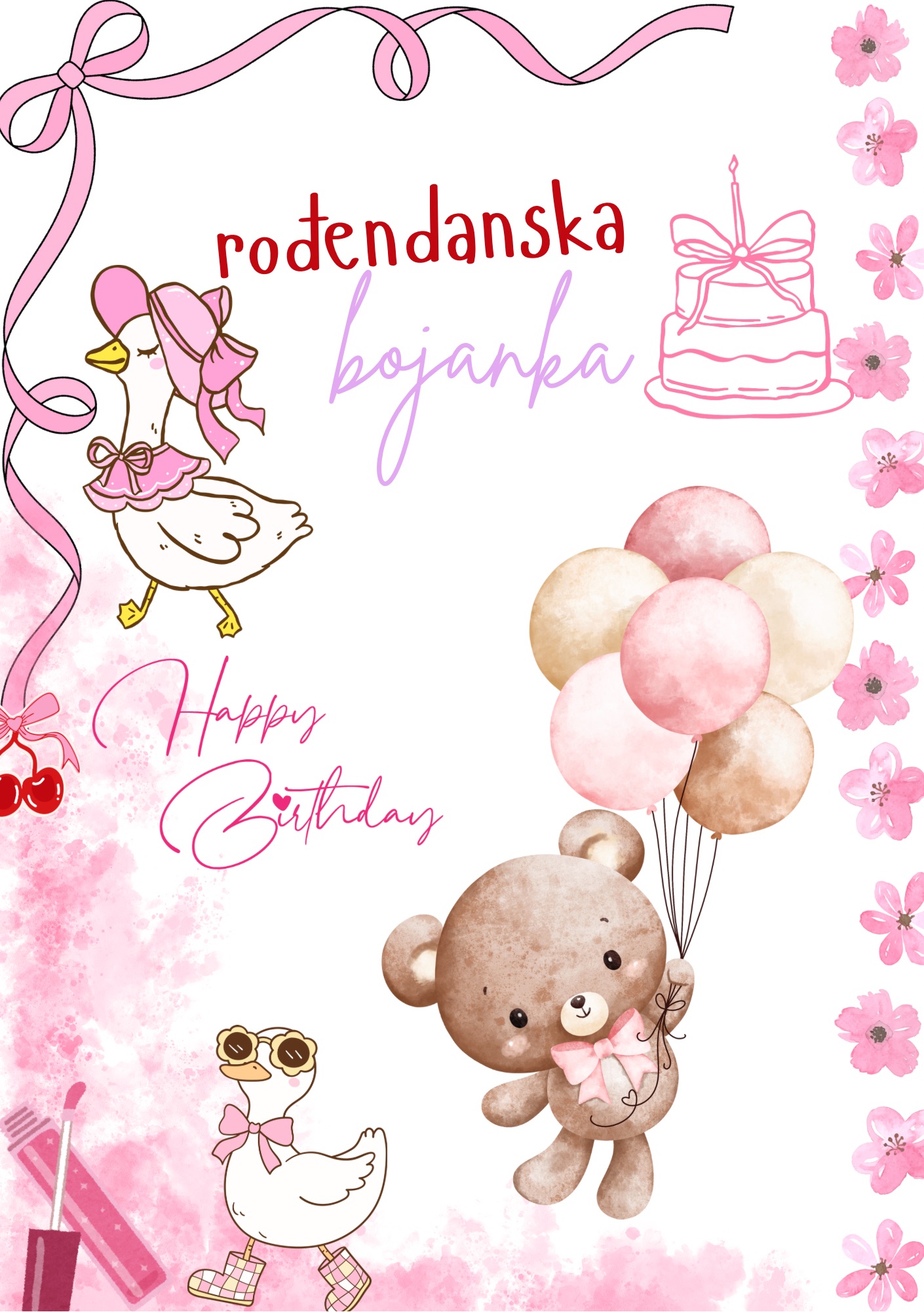 Rođendanska bojanka — slika 1