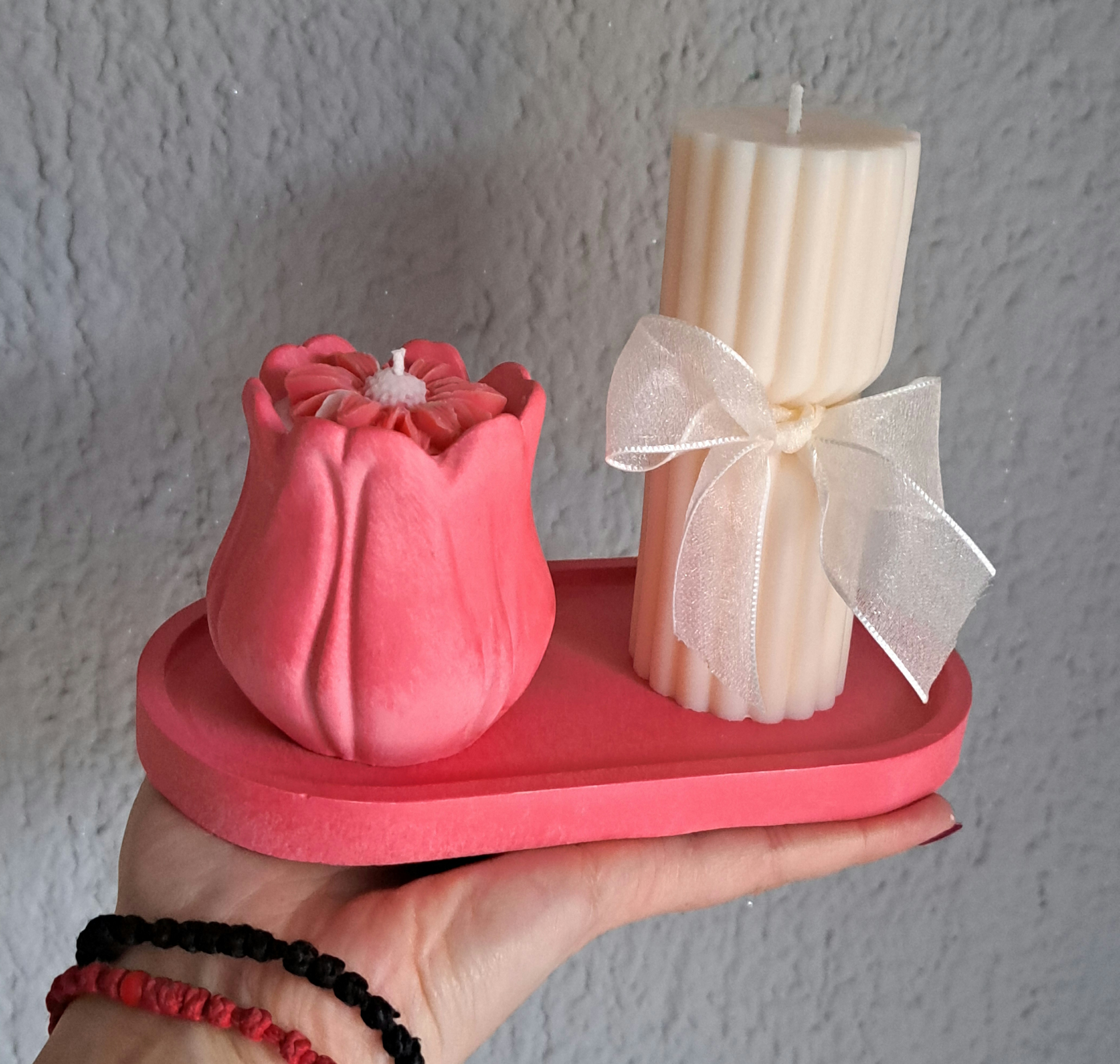 Gipsani set sa svijećama — slika 2