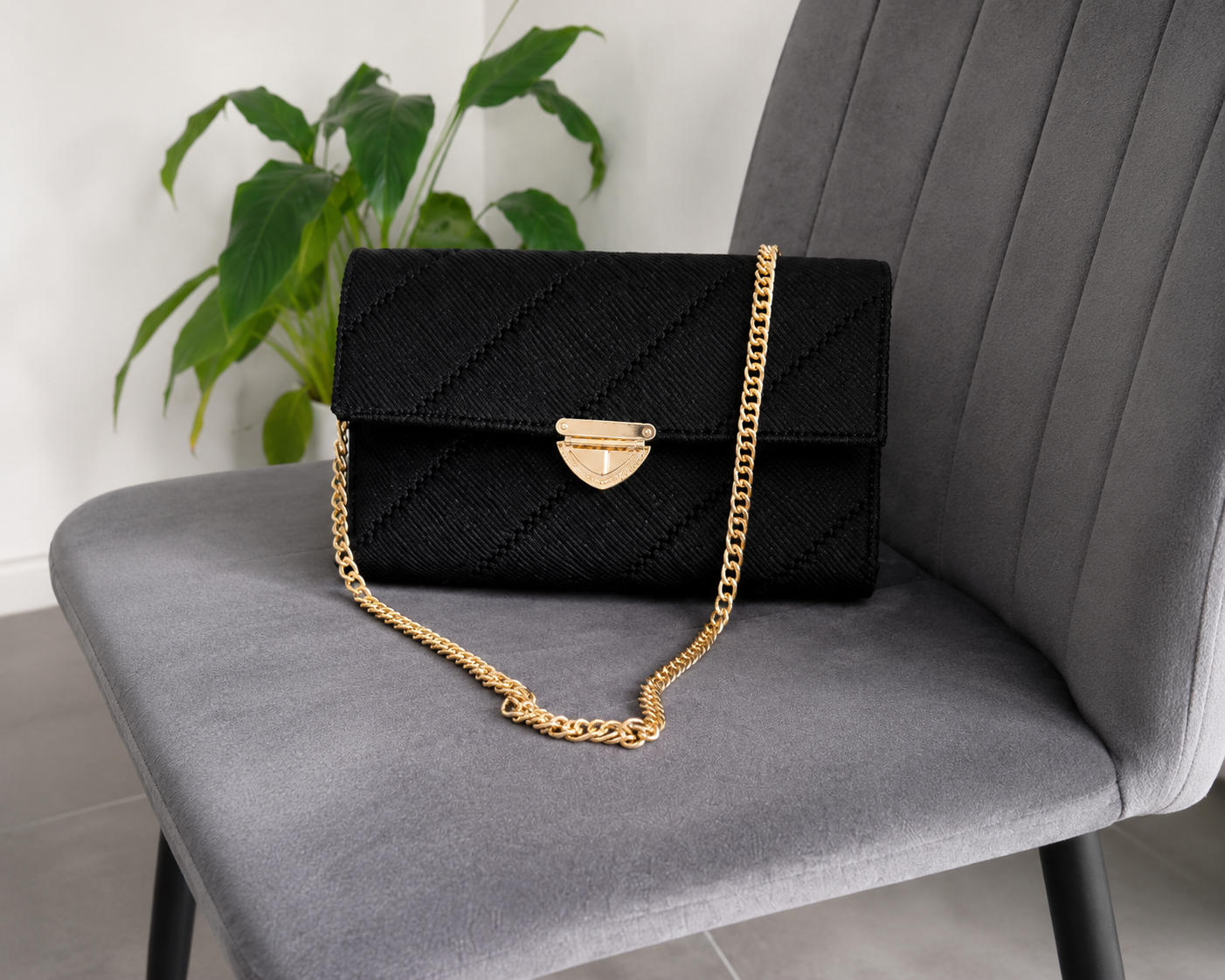 Crna elegantna torba — slika 2