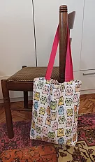 Unikatna handmade ženska torba Catz — slika 2