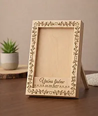 Personalizirani drveni okvir za umetanje fotografije. — slika 2