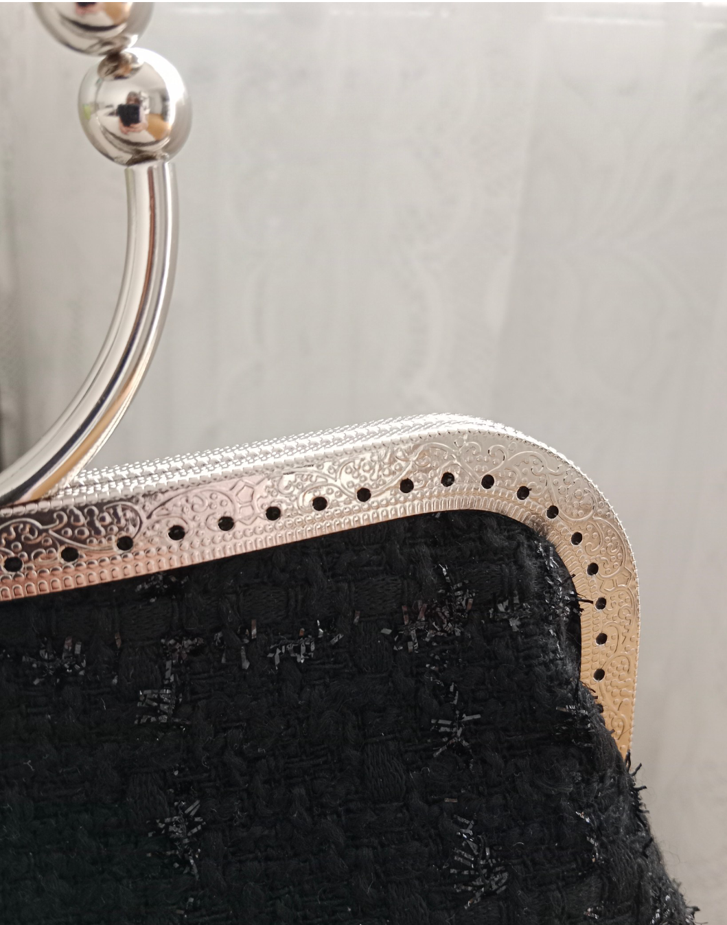 Noir tweed bag — slika 5
