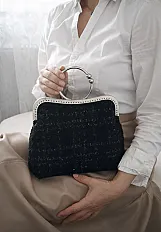 Noir tweed bag — slika 2