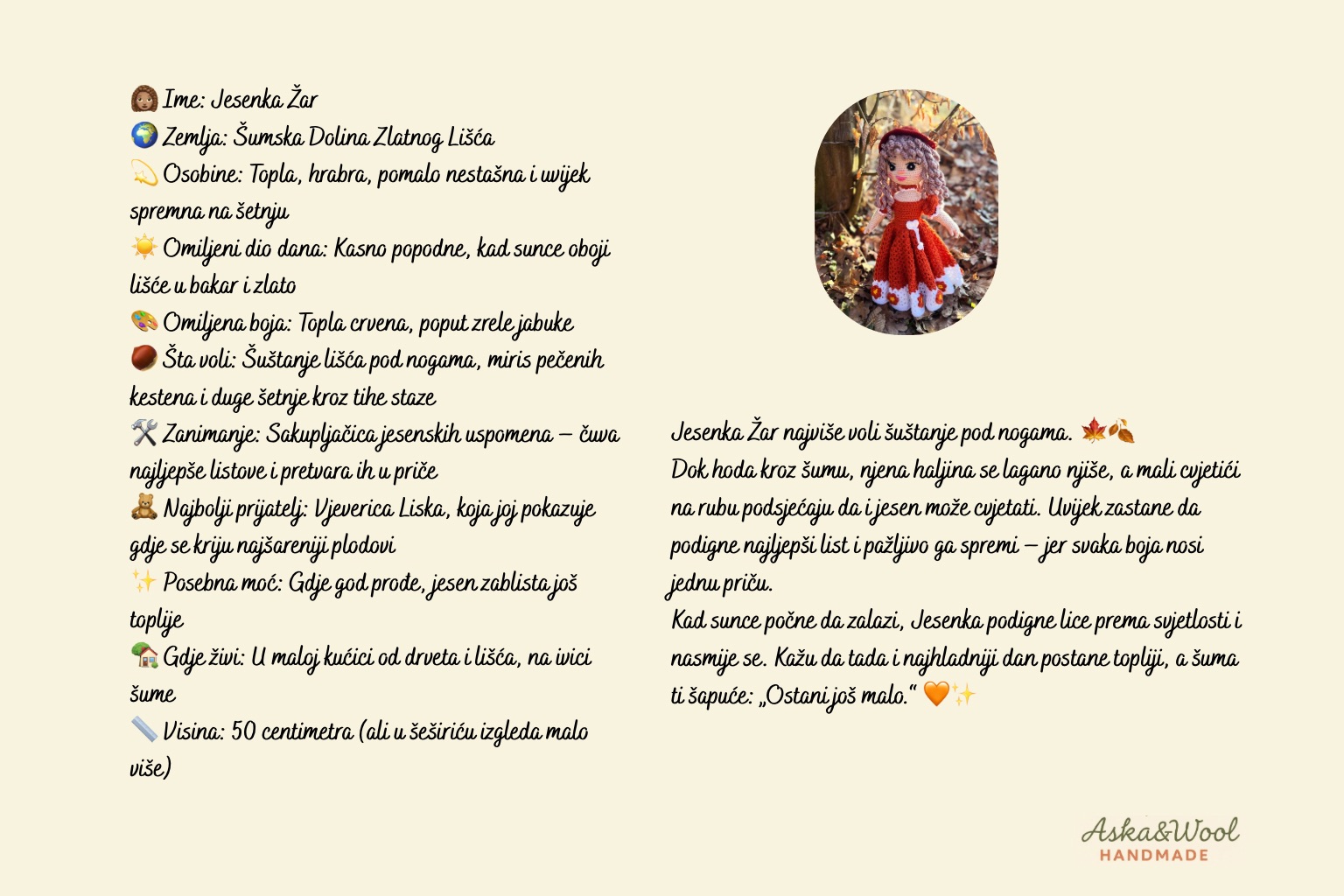 Heklana lutka Jesenka — slika 7